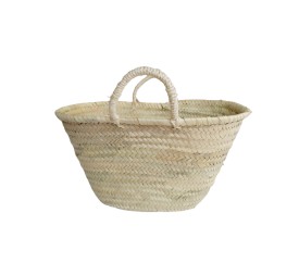CESTO CUERDA NATURAL ARTESANAL 40*20*25