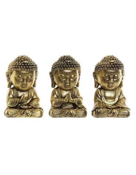 FIGURA RESINA 9,5X7X15 BUDA ENVEJECIDO 3 SURT.