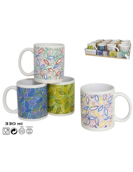 JARRA  MUG 330ML WASHINGTON 4 SURTIDOS