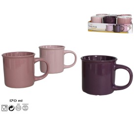 TAZA MUG 170ML VERONA - CERAMICA 3 SURT