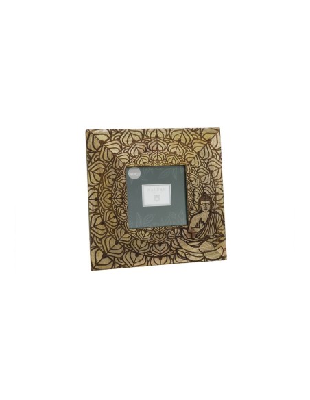 MARCO FOTOS TALLADO BUDA 20X20CM