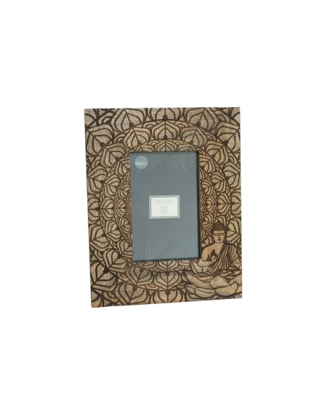 MARCO FOTOS TALLADO BUDA 25X20CM