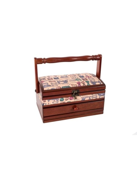 COSTURERO MADERA TELA 24X17X13/22 COSTURA