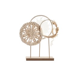 DECORACION METAL MDF 32X6X38,5 NATURAL