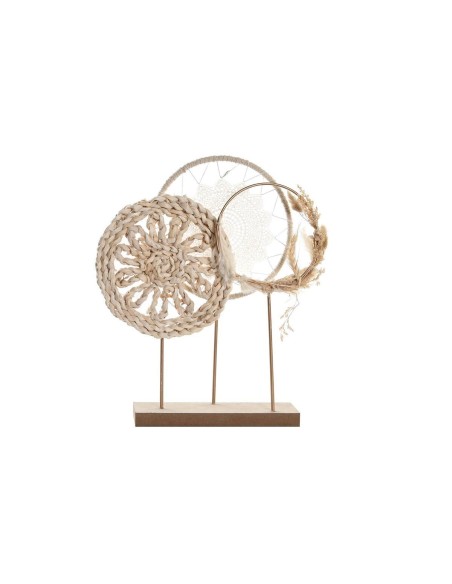 DECORACION METAL MDF 32X6X38,5 NATURAL