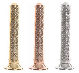 SOPORTE INCIENSO LATON 8X30 TUBO 3 SURTIDO