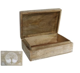 CAJA TALLADA TREE 25X17X8CM