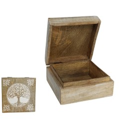 CAJA TALLADA TREE 17X17X8CM