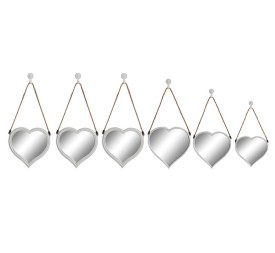 ESPEJO SET 3 PP 26X3X26 24/20 CORAZON 2 SURT. (6521)