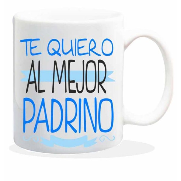 MUG CON MENSAJE TE QUIER