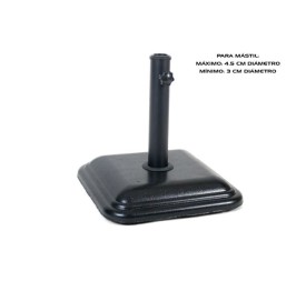 PIE DE SOMBRILLA LUXE 12 KG NEGRO