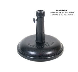 PIE DE SOMBRILLA LUKA 16KG NEGRO