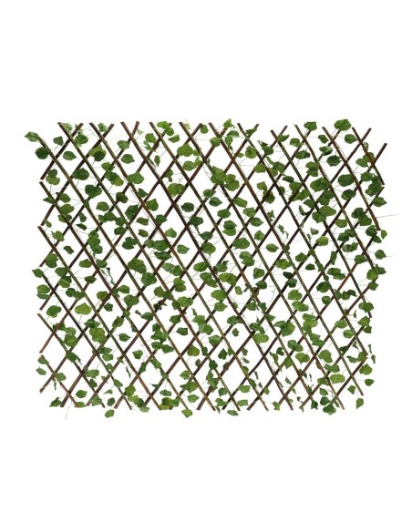 VALLA MADERA CON ENREDADERA 200X85CM