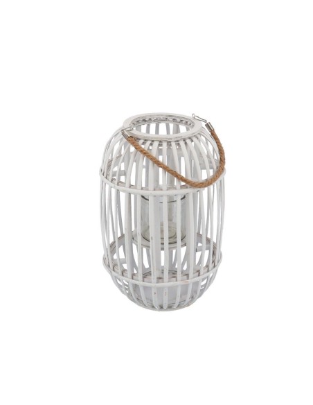 PORTAVELAS C/VASO CRISTAL ALANIS 40X26CM