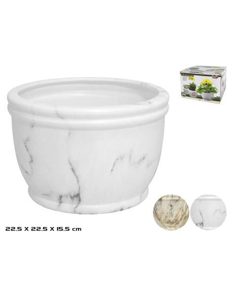 MACETERO DOLOM. 22,5X15,5CM MARMOLADA 2S