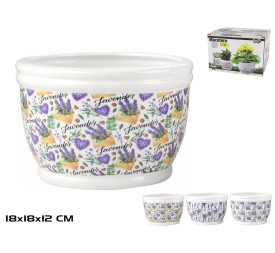 MACETERO DOLOMITA ELI 18X12.5CM 3 SURTIDO