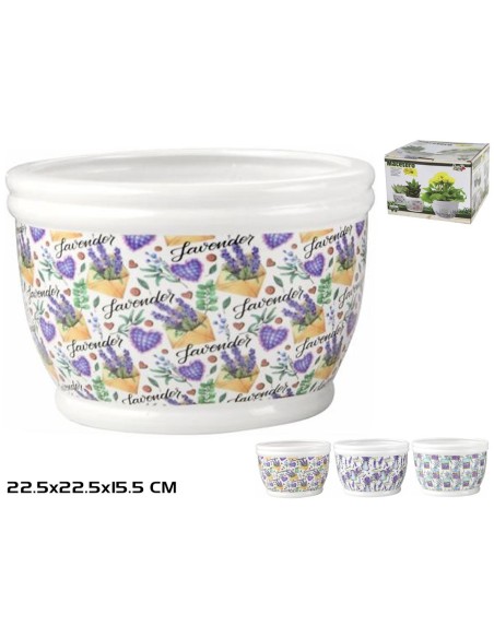 MACETERO DOLIMITA ELI 22.5X15.5CM 3 SURTIDO