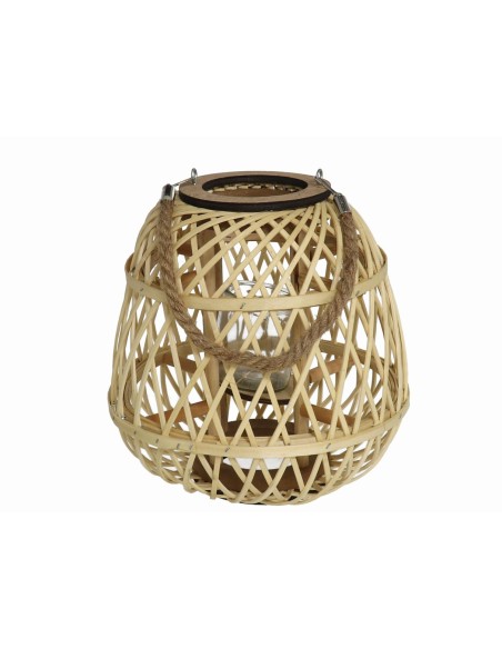 PORTAVELAS C/VASO CRISTAL PILDAR 28X27CM