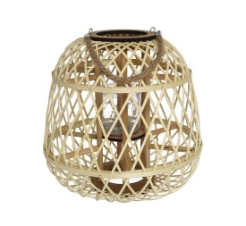 PORTAVELAS C/VASO CRISTAL TUNI 36X36CM