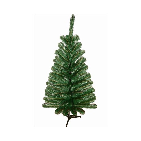 ARBOL NAVIDAD 120 CM VERDE 230 L 7 CM PIE PLASTICO MUNDOFLOR