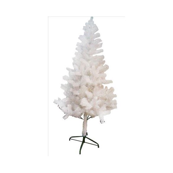 ARBOL NAVIDAD 240 CM BLANCA 1300 L 7 CM PIE METAL MUNDOFLOR