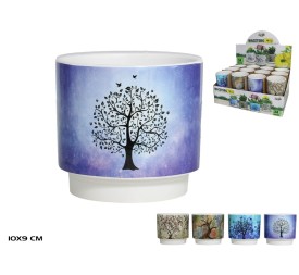 MACETERO ARBOL 10,3X9CM 4 SURTIDO