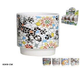 MACETERO MOSAICO ESPAÑOL 10,3X9CM 4STD