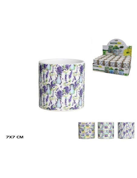 MACETERO LISA 7,5X7,5CM 3STD