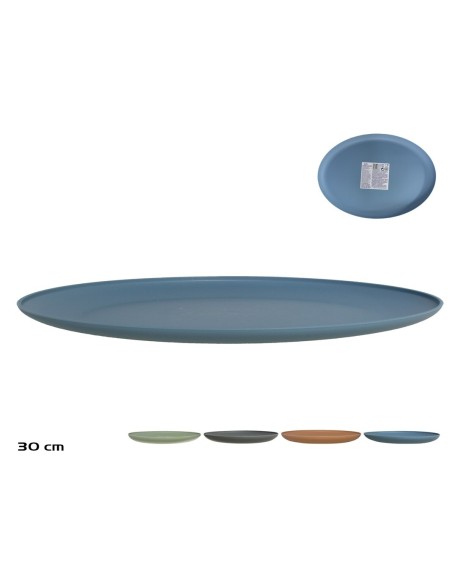 BANDEJA OVAL KLAN 38X30X2,5CM 4SURTIDO