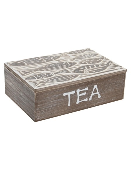 CAJA INFUSIONES MDF 24X16X8 PECES NATURAL CAJA INFUSIONES MDF 24X16X8 PECES NATURAL