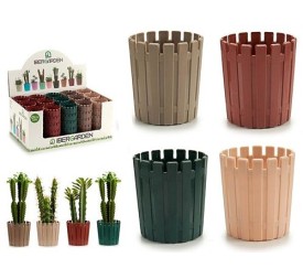 MACETA PLASTICO PEQUEÑA SURT 4 9.5x9.5x9.2cm