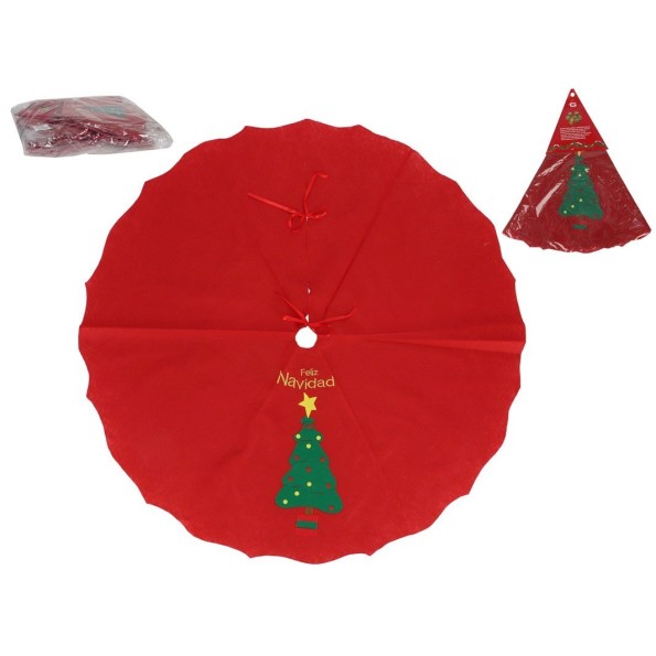 MANTA PIE ARBOL NAVIDAD 90CM