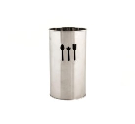 CUBERTERO INOX 10X10X18 PLATEADO