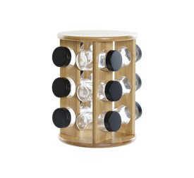 ESPECIERO BAMBU CRISTAL 18X18X25 NEGRO