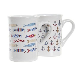 MUG GRES 11X8X11 320 COSTA 2 SURTIDO