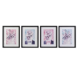 CUADRO PS 35X2X45 GATOS ENMARCADO 4 SURT.