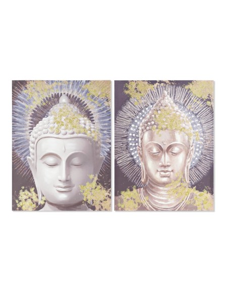 CUADRO LIENZO ABETO 60X3X80 BUDA 2 SURT.