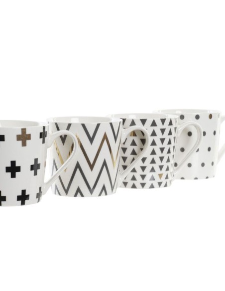 MUG GRES 13X9X9 410ML 4 SURTIDO