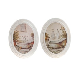 CUADRO MDF 17X4X22 BAÑO ENVEJECIDO 2 SURT.