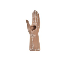 JARRON CERAMICA 10X8,5X30 MANO TERRACOTA