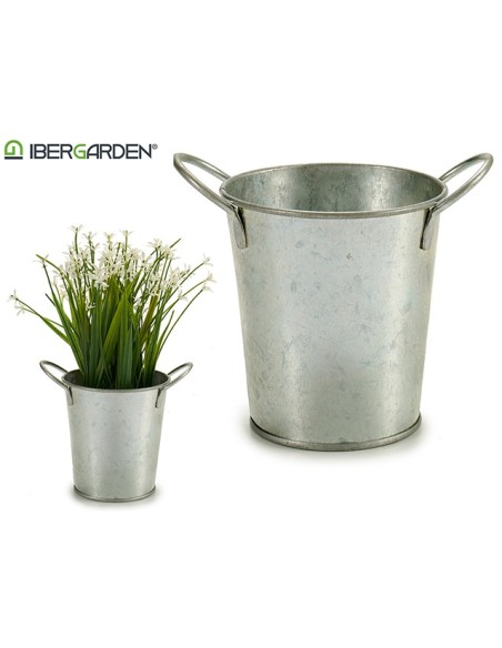 MACETERO PEQUEÑO ZINC 11 x 16 x 12 cm.