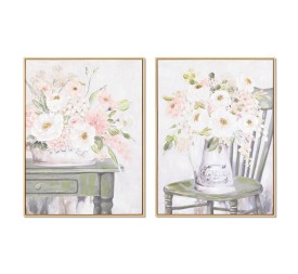 CUADRO LIENZO PS 60X3,5X80 FLORERO 2 SURT.