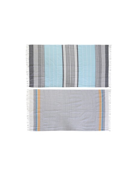 TOALLA ALGODON POLIESTER 90X170X1 170 GSM, 2 SURT.