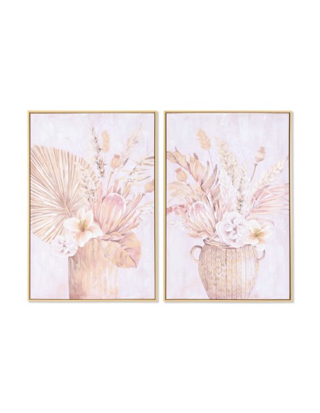 CUADRO LIENZO PS 60X3,5X90 FLORERO 2 SURT.