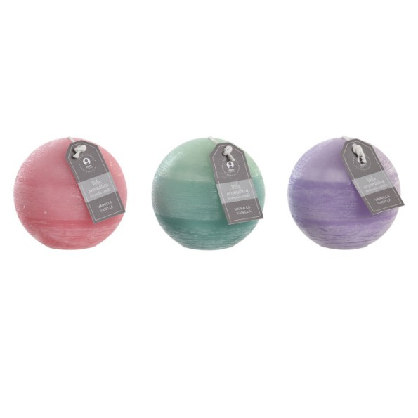 VELA CERA 7,5X7,5X7,5 188 GR, 35 HORAS 3 SURT. (7344)