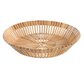 CENTRO MESA BAMBU 33X33X6 NATURAL