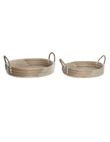BANDEJA DECORACION SET 2 SEAGRASS 48X35X16 BANDEJA DECORACION SET 2 SEAGRASS 48X35X16