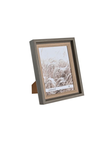 MARCO FOTO 15X20 PS CRISTAL 20X3,5X25 MARRON