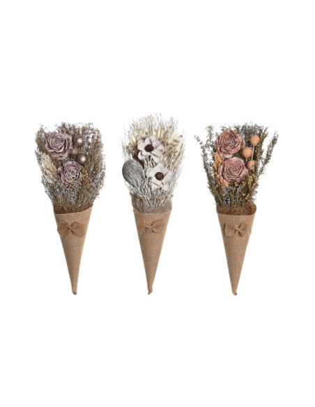 RAMO FLOR SECA JUTE 25X25X50 3 SURTIDO