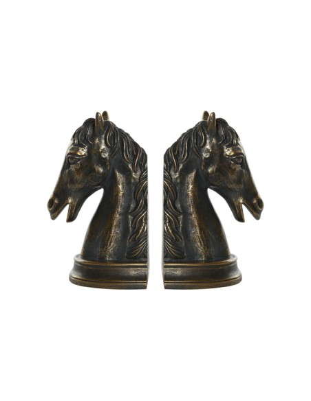 SUJETALIBROS SET 2 RESINA 23X9X19 CABALLO COBRIZO